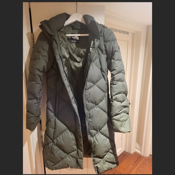 The North Face long down jacket size small - Picture 1 of 3